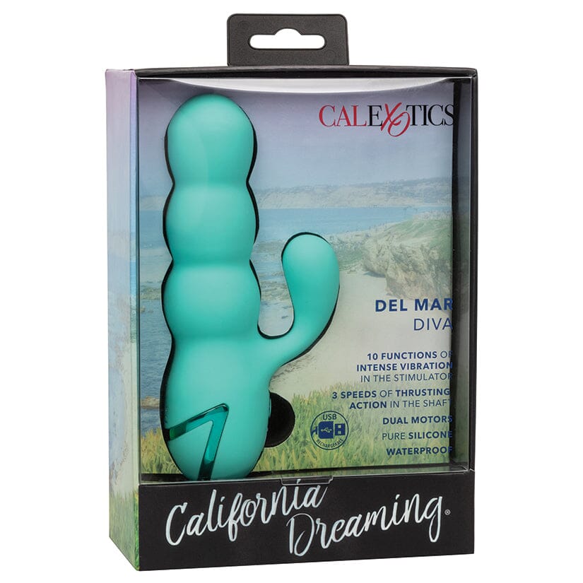 California Dreaming Del Mar Diva Thrusting Vibe Vibrator Cal Exotics