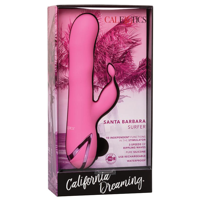 California Dreaming Santa Barbara Surfer Twisting Rabbit Vibrator Vibrator Cal Exotics