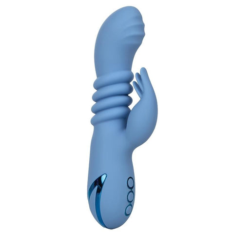 Rechargeable Gyrating & Thrusting Silicone Studs Dildo
