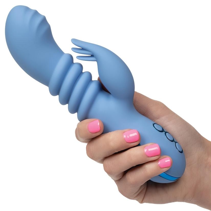 California Dreaming Santa Cruz Coaster Thrusting Rabbit Vibrator Cal Exotics