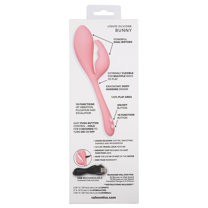 Elle Liquid Silicone Bunny Vibrator Vibrator Cal Exotics