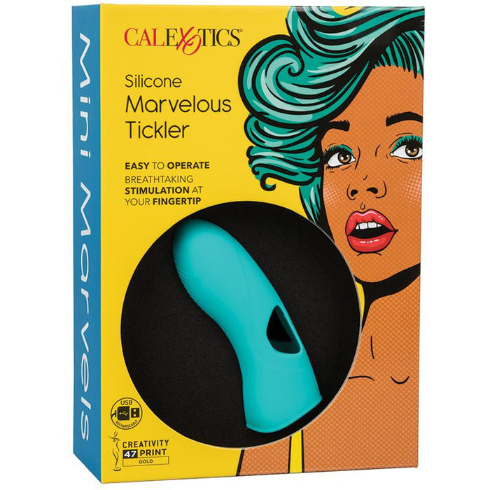 Mini Marvels Silicone Marvelous Tickler Finger Vibrator Vibrator Cal Exotics