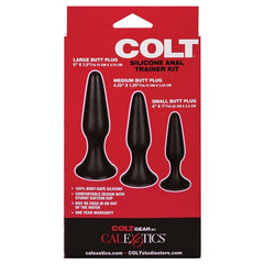 Colt Silicone Anal Trainer Kit Anal Plug Kit Cal Exotics 