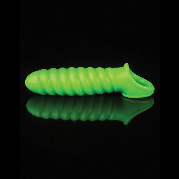 Swirl Stretchy Glow in the Dark Penis Sleeve Penis Sleeve Shots
