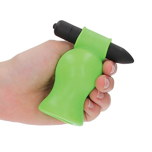 Vibrating Glow In The Dark Head Masturbator penis masturbator Shots