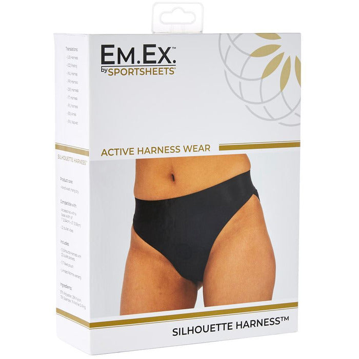 Em.Ex Crotchless Silhouette Harness Harness Sportsheets