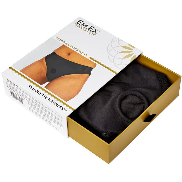 Em.Ex Crotchless Silhouette Harness Harness Sportsheets