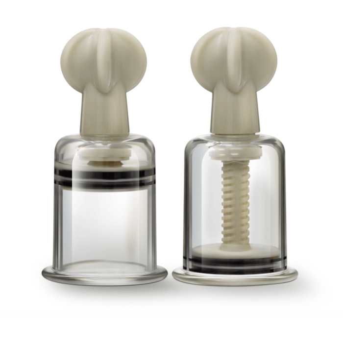 Temptasia Clit & Nipple Large Twist Suckers Nipple Suckers Blush