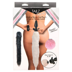 Tailz Vibrating Anal Plug & 3 Tails With Remote Control Butt Plug XR Brands 