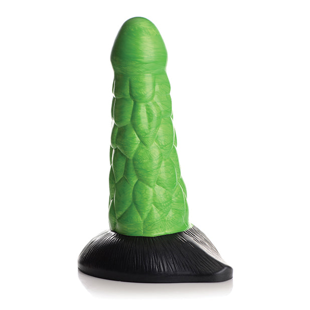 Radioactive Reptile Thick Scaly Silicone Fantasy Dildo