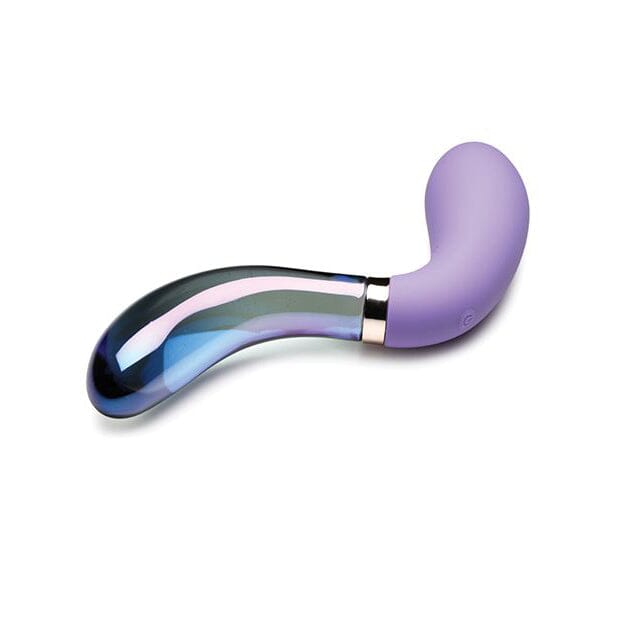 Vibra-Glass Pari Dual Ended Silicone/Glass Vibrator Vibrator Prisms