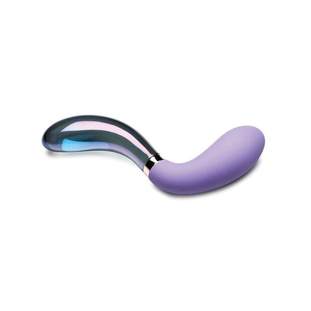 Vibra-Glass Pari Dual Ended Silicone/Glass Vibrator Vibrator Prisms