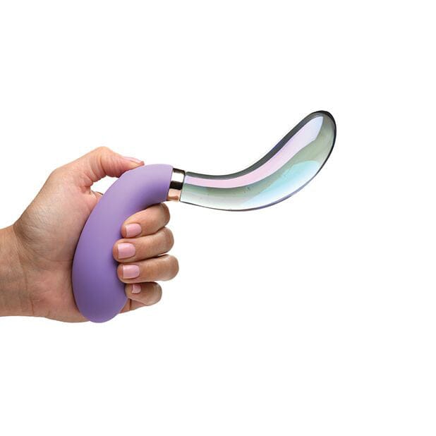 Vibra-Glass Pari Dual Ended Silicone/Glass Vibrator Vibrator Prisms