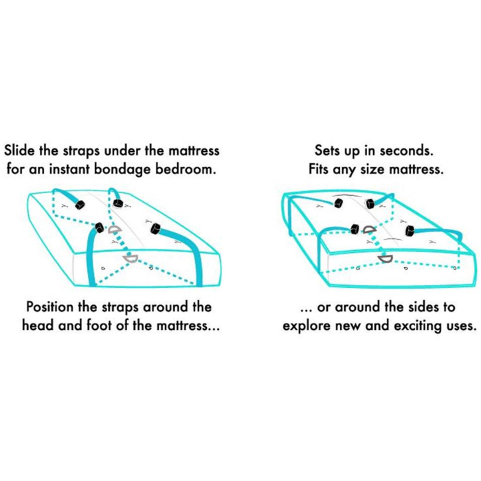 Under The Bed Restraint System Support Strap Sportsheets