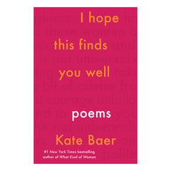 I Hope This Finds You Well: Poems Book Harper Perennial 