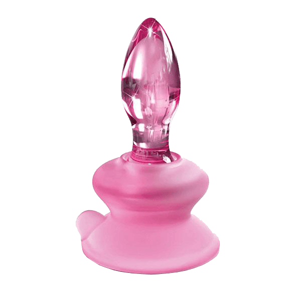 No. 90 Glass Butt Plug with Removable Suction Cup