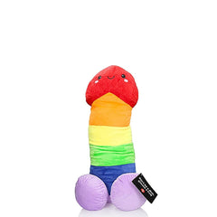 Rainbow Penis Stuffy Plush Toy Plush Toy Shots Rainbow Medium 