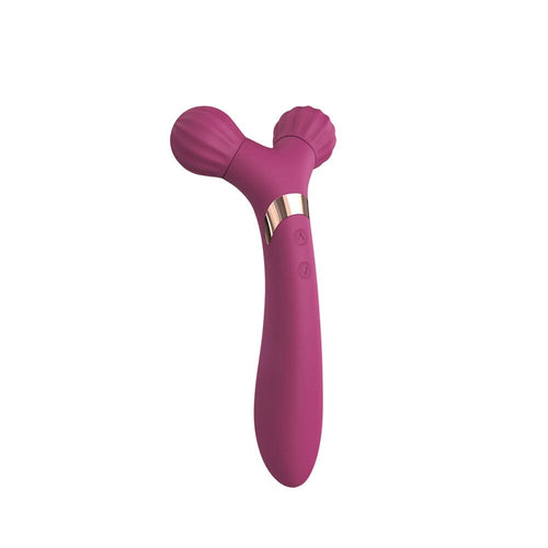 Fireball Forked Massager Vibrator Vibrator Love to Love Plum 