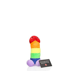 Rainbow Penis Stuffy Plush Toy Plush Toy Shots Rainbow Small 