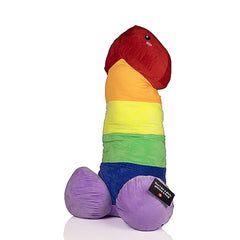 Rainbow Penis Stuffy Plush Toy Plush Toy Shots Rainbow Large 