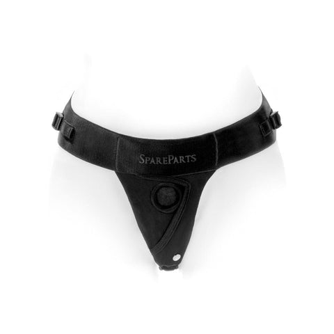 Vibrating Strap On Open Back Panty Harness