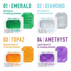 Uni Squishy Sleeve Variety Pack Penis Sleeve Tenga Multi 
