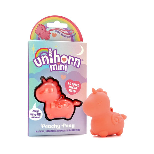 Unihorn Mini Peachy Pony Vibrator Vibrator Creative Conceptions 