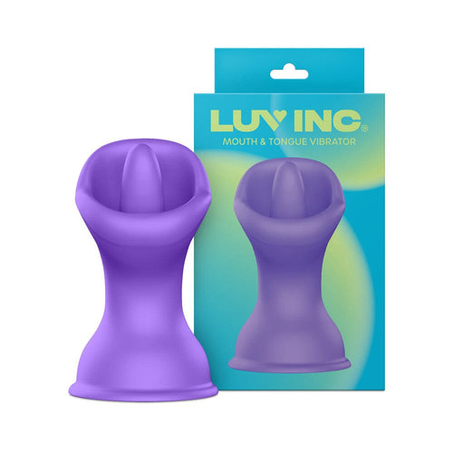 Mouth & Tongue Vibrator Vibrator Love Inc Purple 