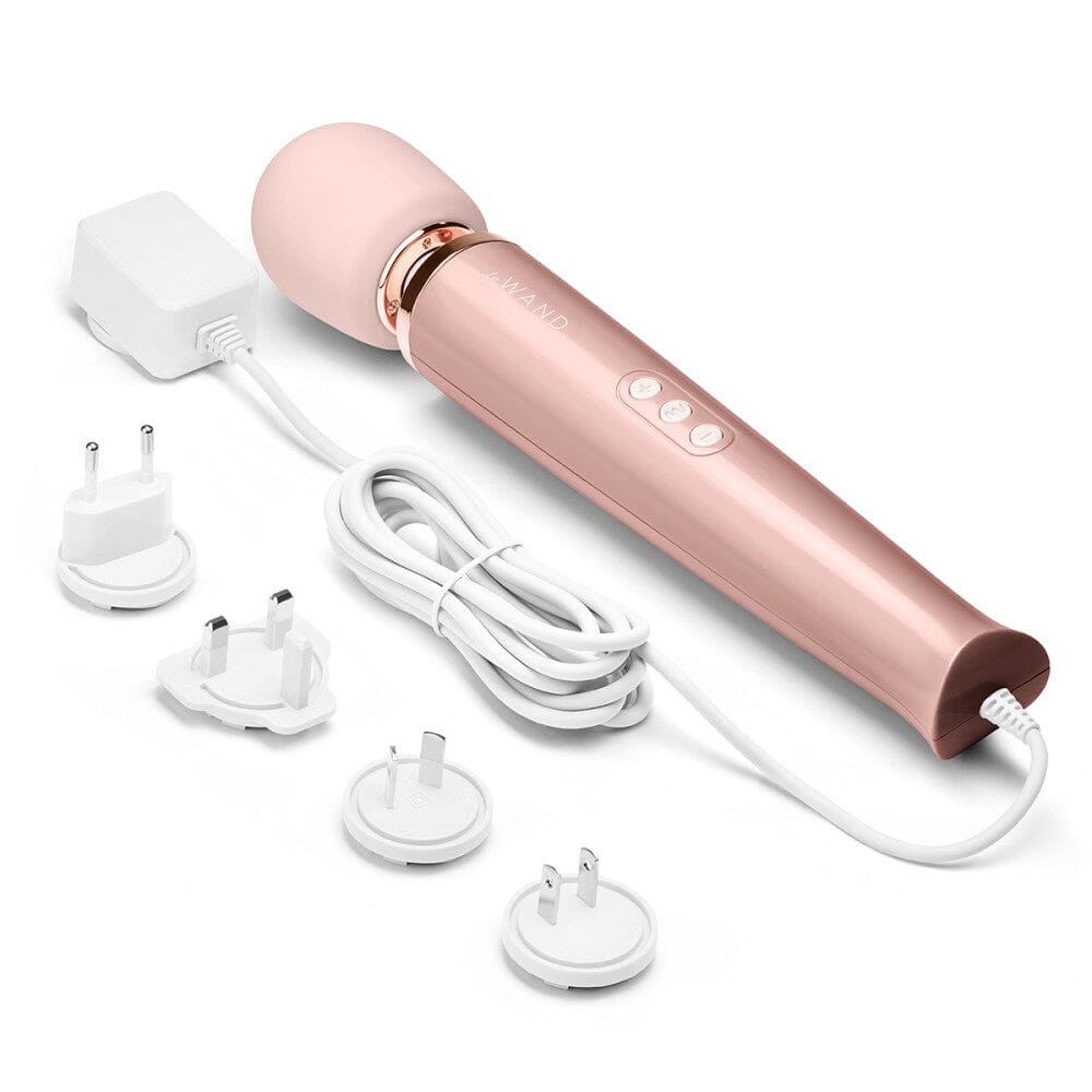 Powerful Corded Wand Vibrator Wild Flower Powerful Corded Wand Vibrator Wild Flower