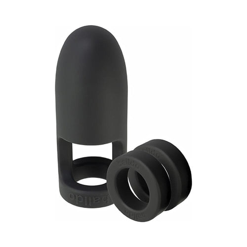 ViBalldo Vibrating Extender Ball Sex Set Balldo Black 