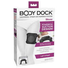 Body Dock Lap Strap Harness Harness Pipedream Black 