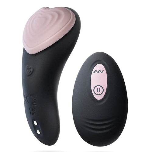 Temptasia Heartbeat Panty Vibe With Remote Panty vibe Blush Black 