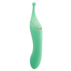 Stella Dual Ended Vibrating Wand Vibrator Blush Green 