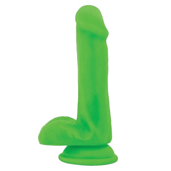 Neo Elite Silicone Dual Density 6" Dildo Dildo Blush Green 