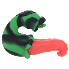 Creature Cocks Tongue Lasher Silicone Vibrator Vibrator XR Brands Green 