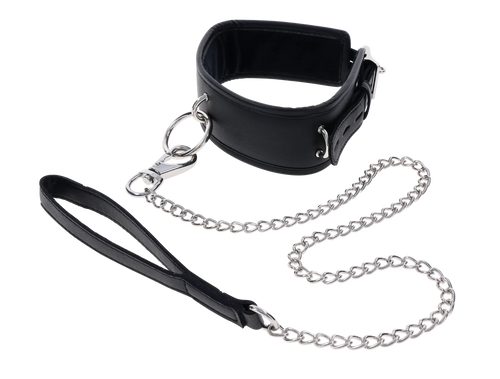 Edge Collar & Leash Collar Sportsheets Black 