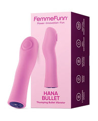 Hana Fingerlike Thumping Bullet Vibrator Femme Funn 