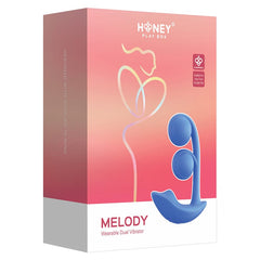 Melody Pressure Sensing Twin Ball G-Spot Vibrator Vibrator Honey Play Box 