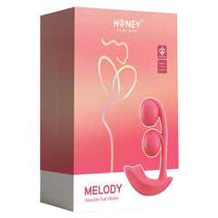 Melody Pressure Sensing Twin Ball G-Spot Vibrator Vibrator Honey Play Box 