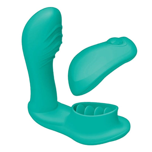 Blaze Remote Control Panty Vibe Vibrator Nass Toys Teal 