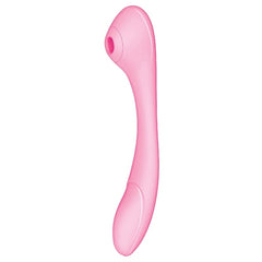 Blaze Bendable Suction Massager air pressure toy Nass Toys Pink 
