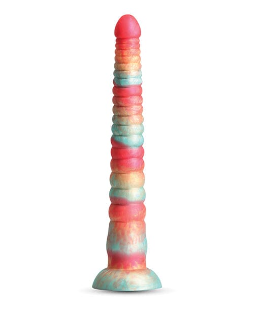 Colours Stacked 12" Dildo in Red/Gold Dildo NS Novelties Multicolor 