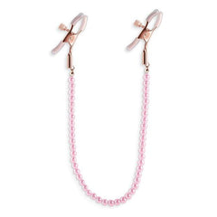 Bound Pearl Nipple Clamps Nipple Clamps NS Novelties Pink 