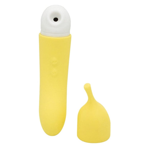 Banana Cream Air Pulse & G-Spot Vibrator air pressure toy Natalie's Toy Box 