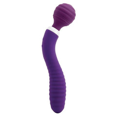 Nubii Lolly Double-Ended Flexible Wand Vibrator Nu Sensuelle Purple 