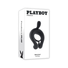 Playboy Pleasure Triple Play Cock Ring Cock Ring Evolved 
