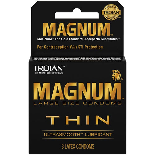 Magnum Thin Condoms Condom Trojan 3 pk 