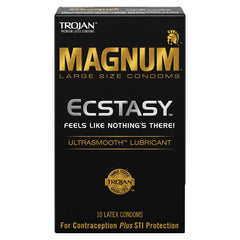 Magnum Ecstasy Condoms Condom Trojan 10 pk 