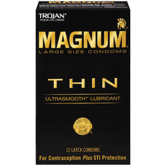 Magnum Thin Condoms Condom Trojan 12 pk 