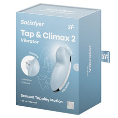 Satisfyer Tap and Climax 2 Vibrator Satisfyer Blue 